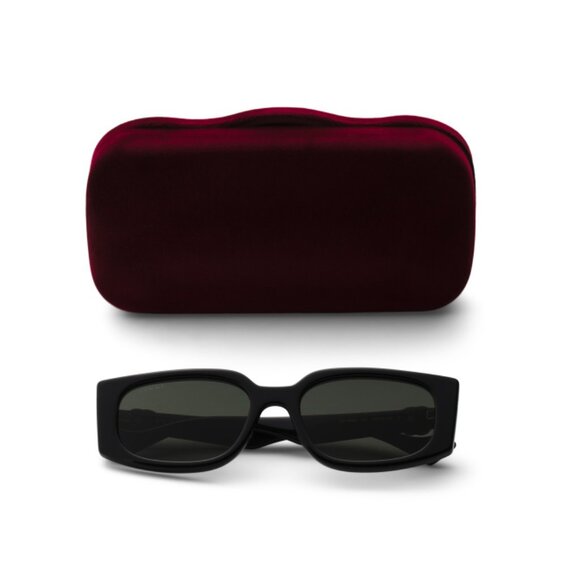 GUCCI Black 55mm Square Sunglasses - Picture 1 of 2